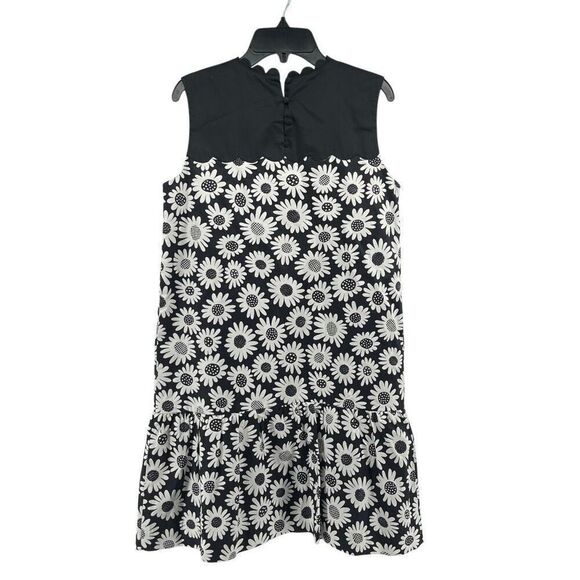 Victoria Beckham x Target Girls Floral Dress XL Black White Sleeveless Cotton - Picture 6 of 12